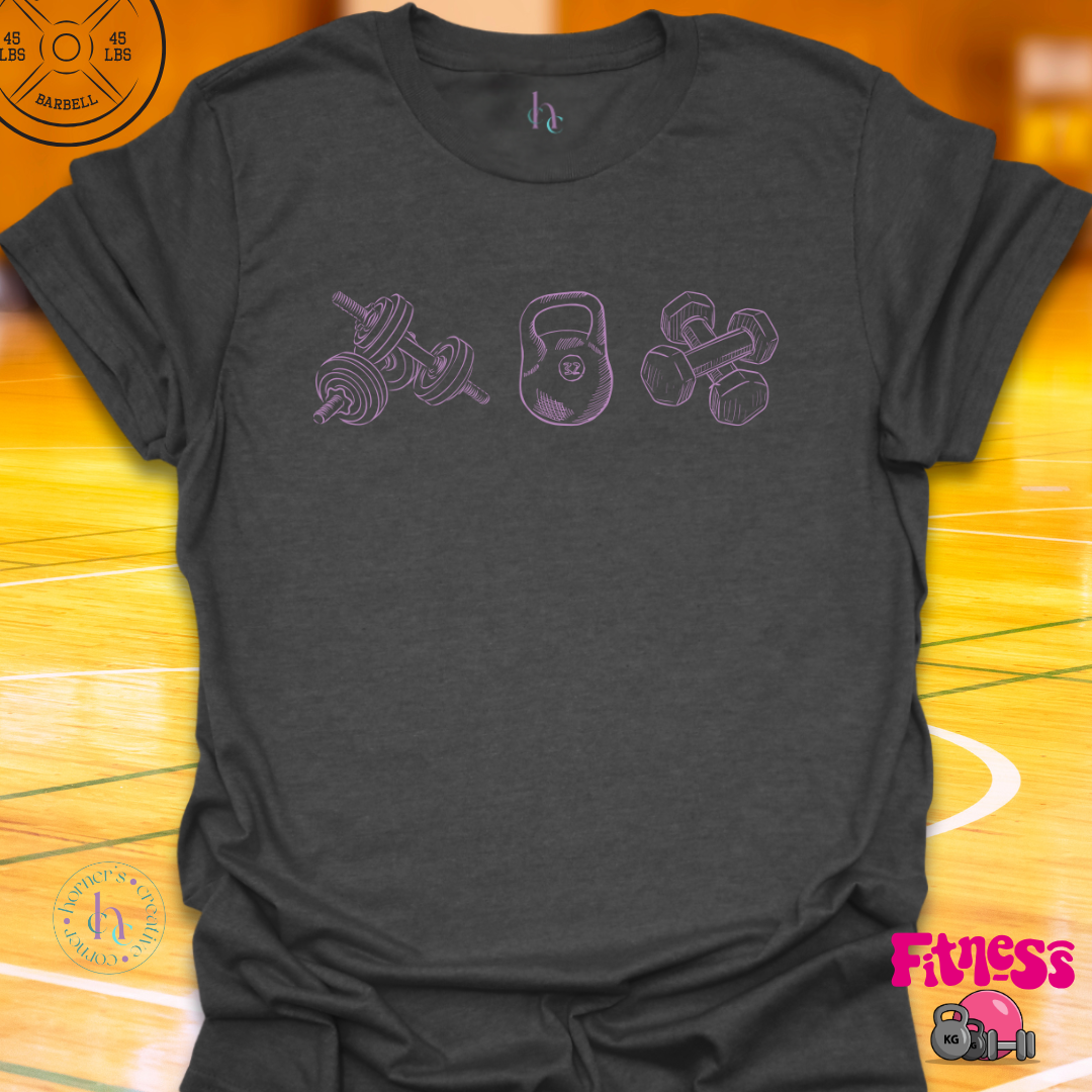 3 Pic Purple Sketch T-Shirt