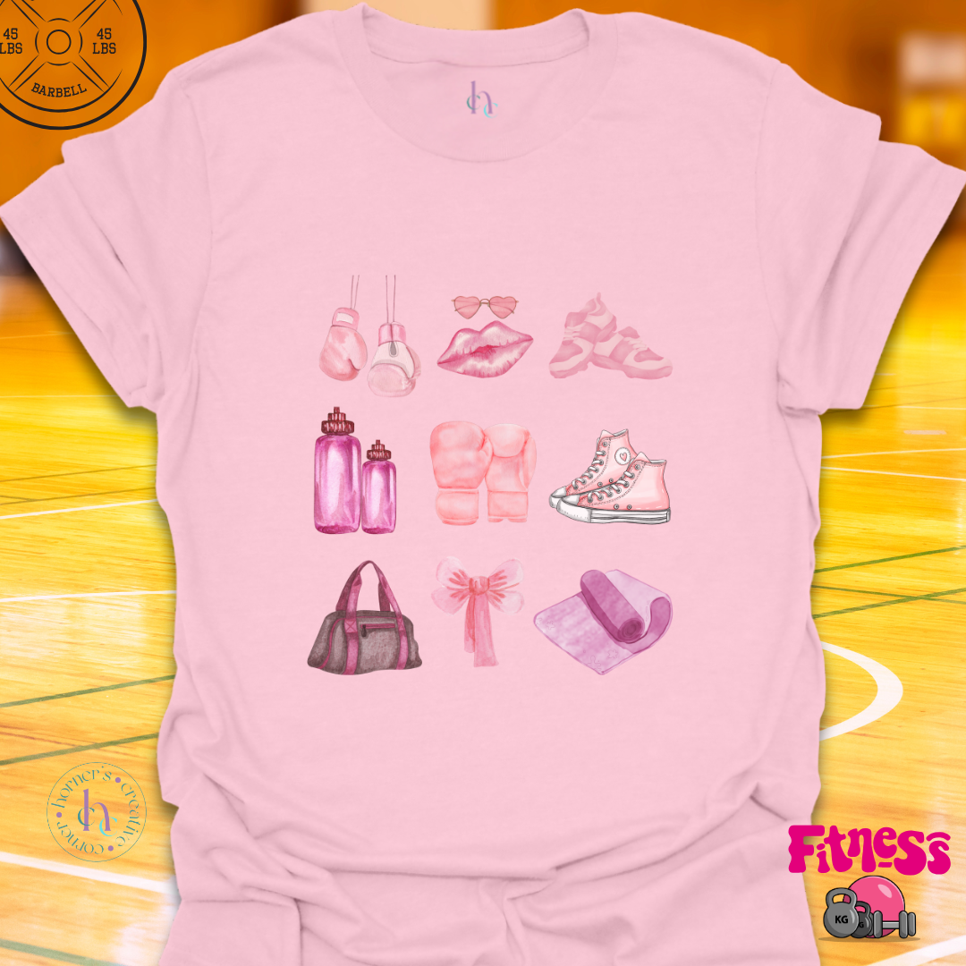 Boxing Pink Watercolor Coquette
