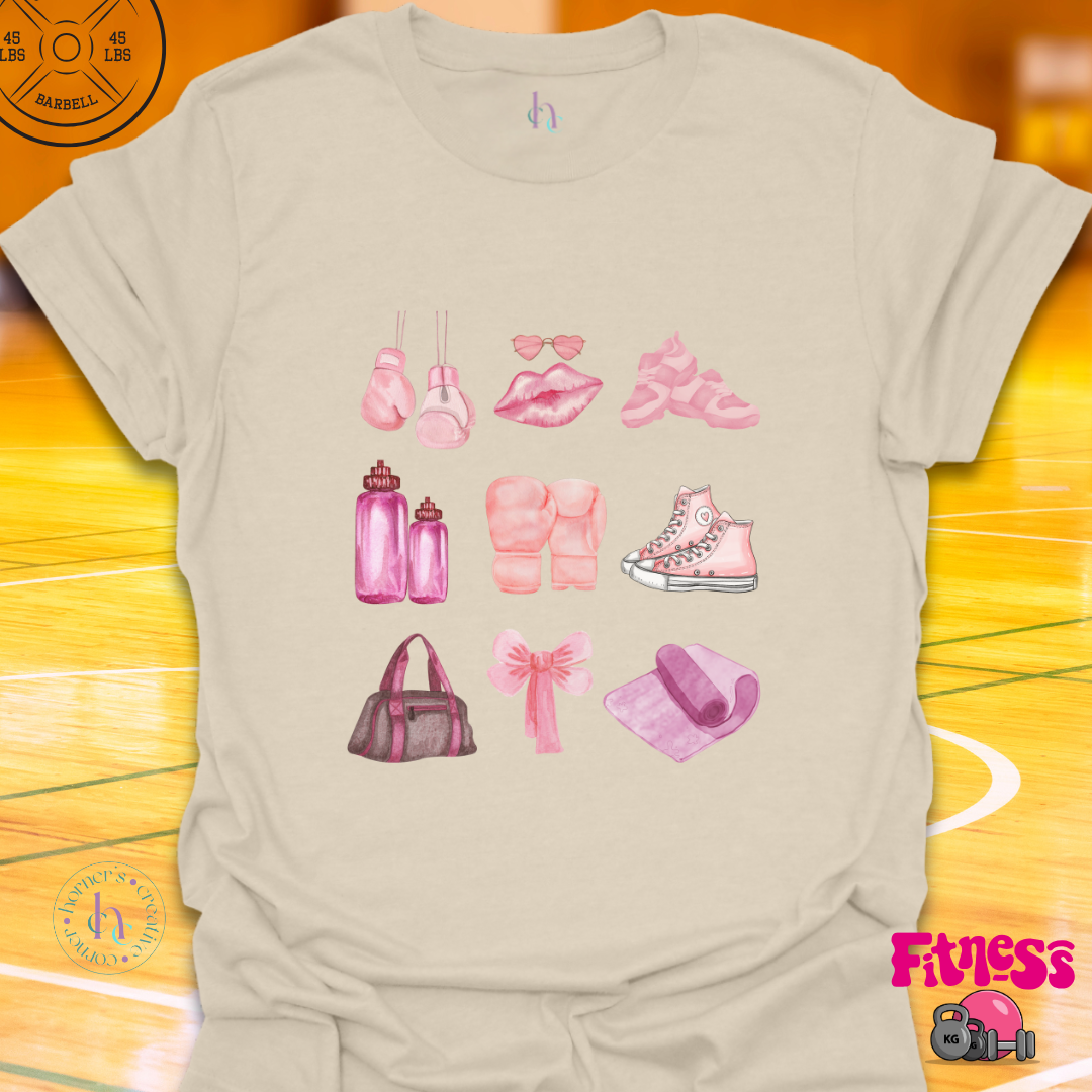 Boxing Pink Watercolor Coquette
