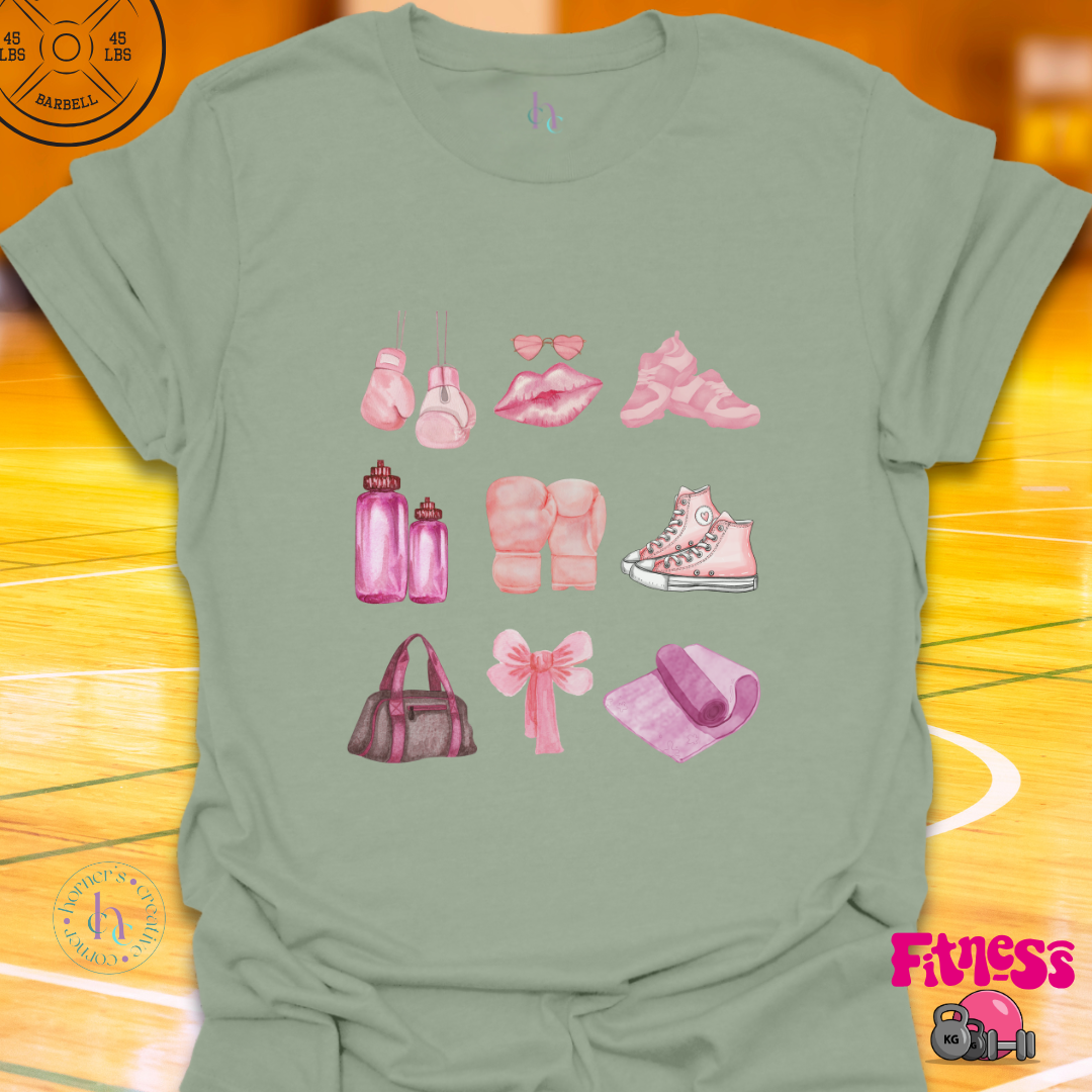 Boxing Pink Watercolor Coquette