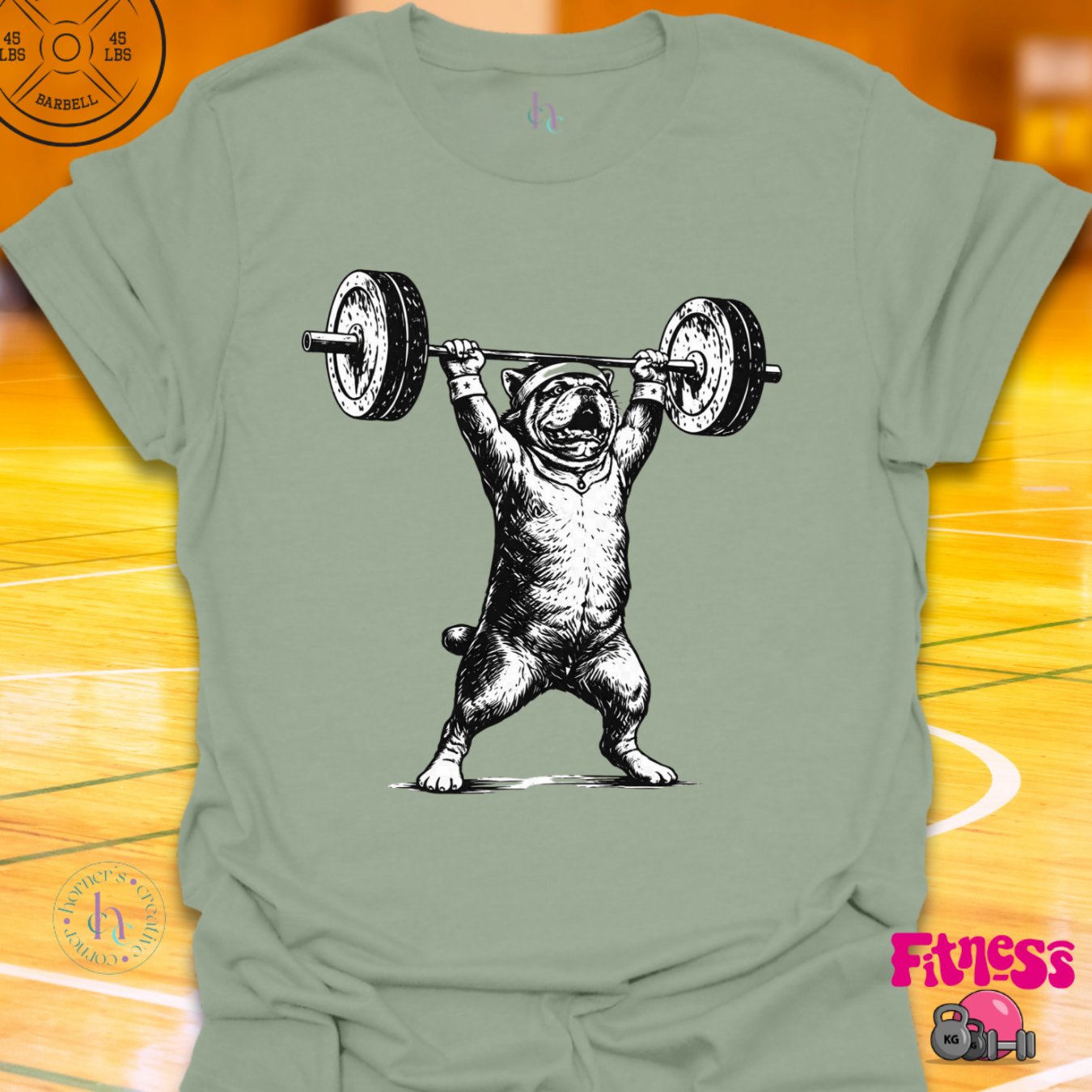 Bulldog Lifting T-Shirt