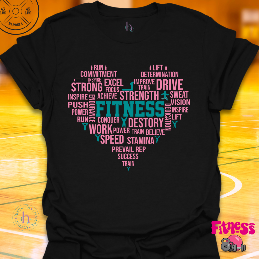 Heart Typography T-Shirt