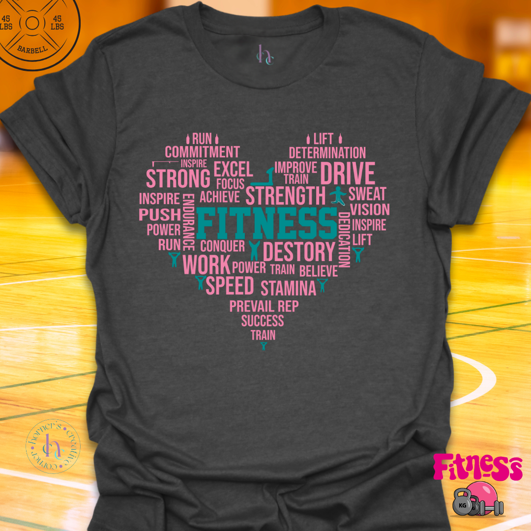 Heart Typography T-Shirt