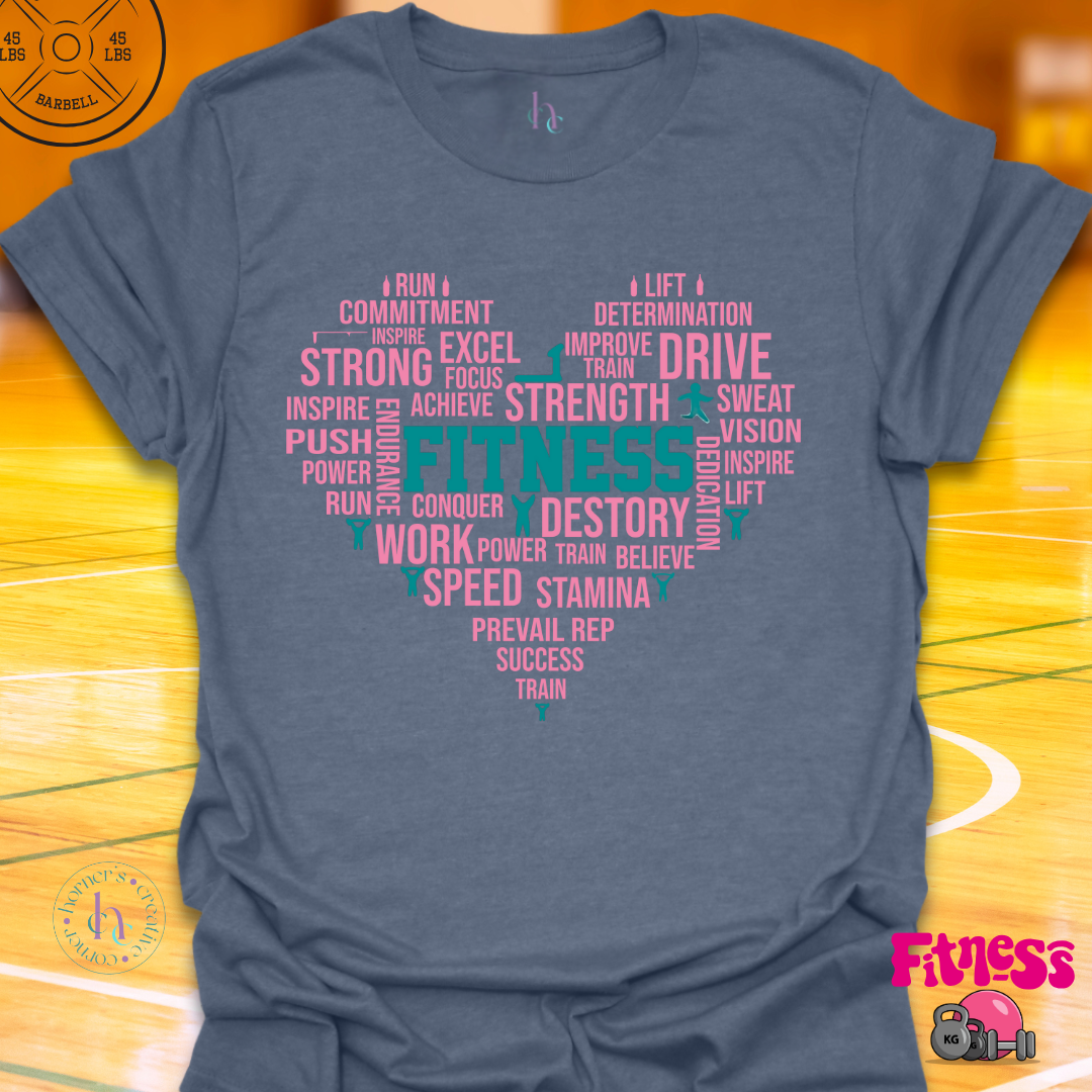 Heart Typography T-Shirt