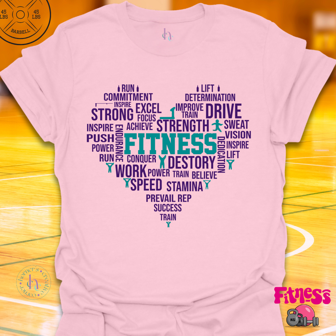 Heart Typography T-Shirt