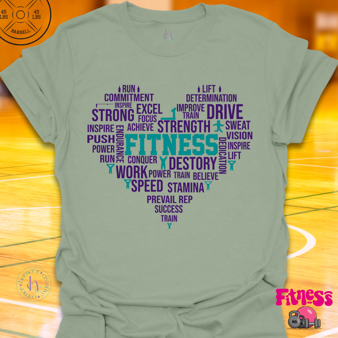 Heart Typography T-Shirt