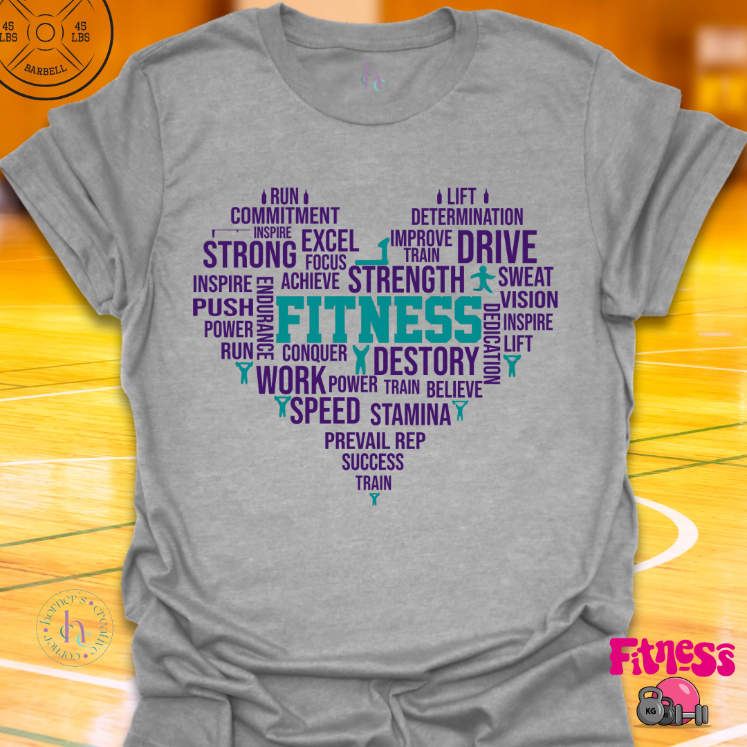 Heart Typography T-Shirt