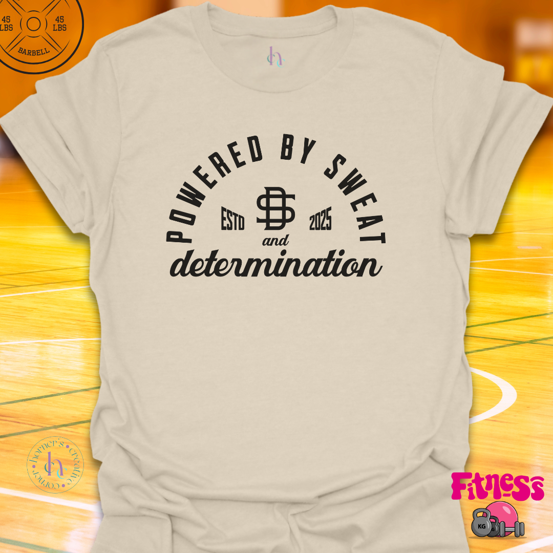 Powered By Sweat Personalized T-shirt