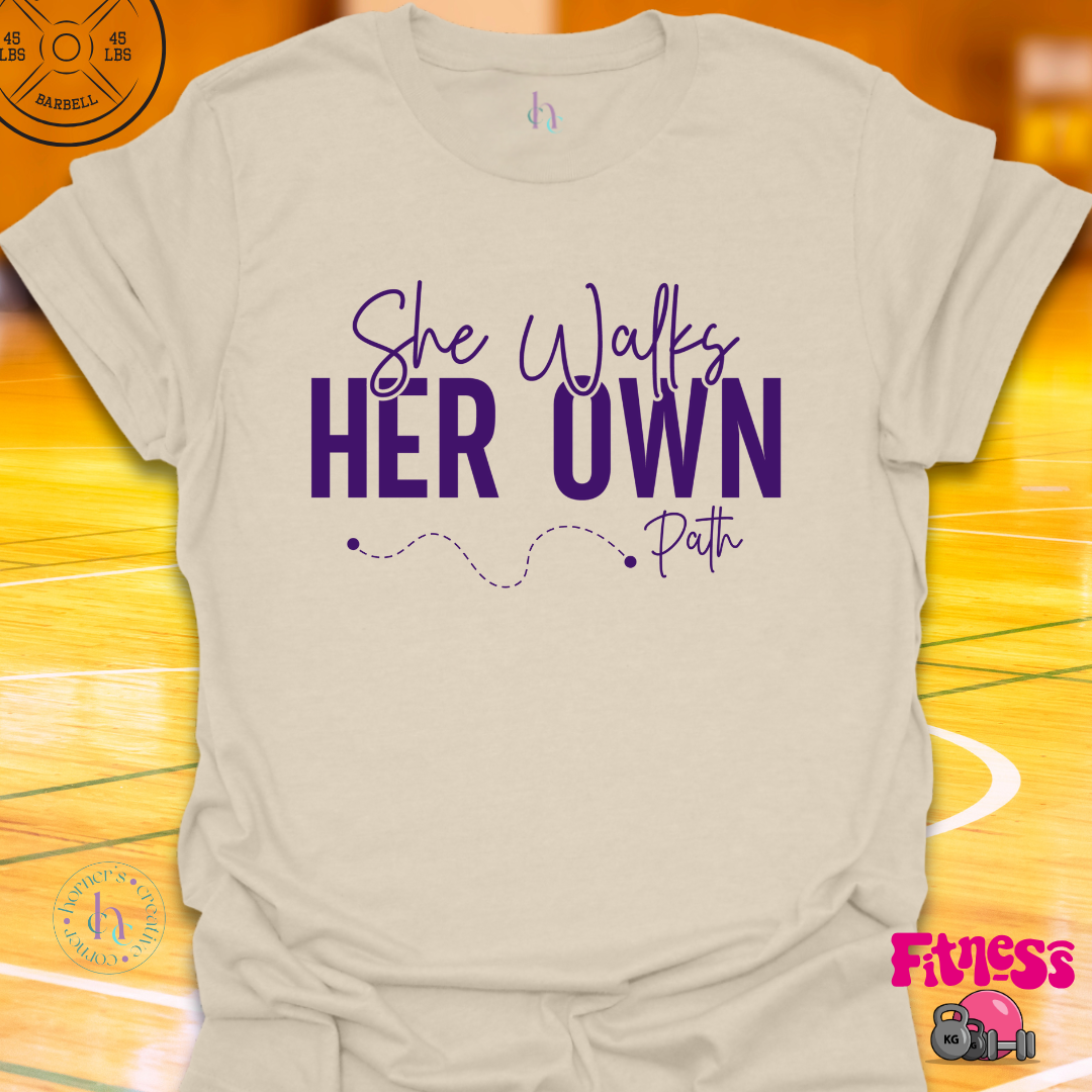 She Walks Her Own Path T-shirt