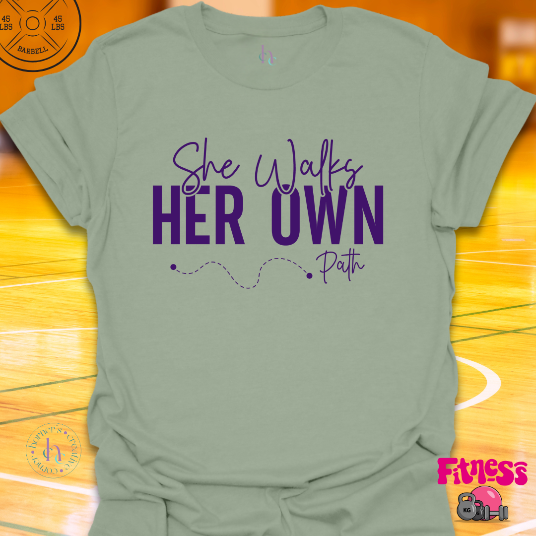 She Walks Her Own Path T-shirt