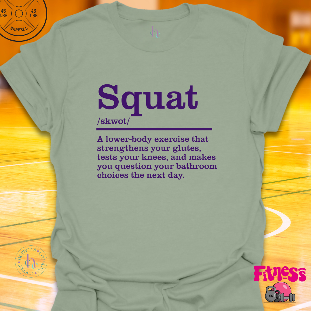 Squat Definition T-Shirt