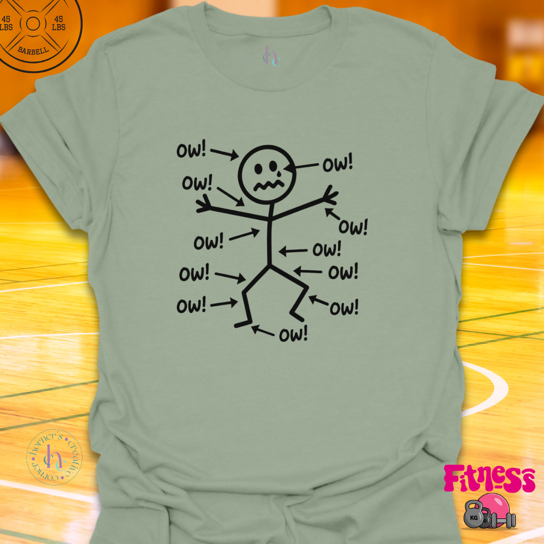 Stick Figure Ow T-Shirt