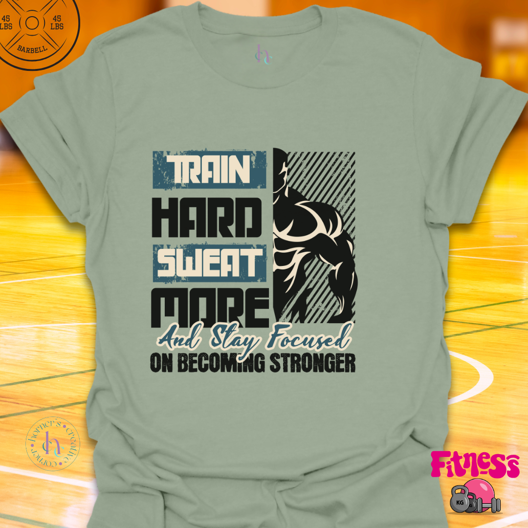 Train Hard Blue Man