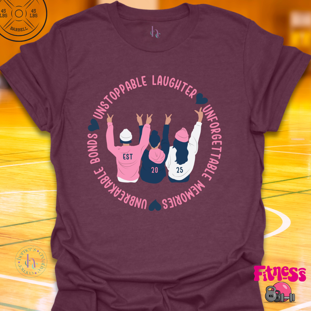 Unstoppable Laughter Custom Dated T-Shirt