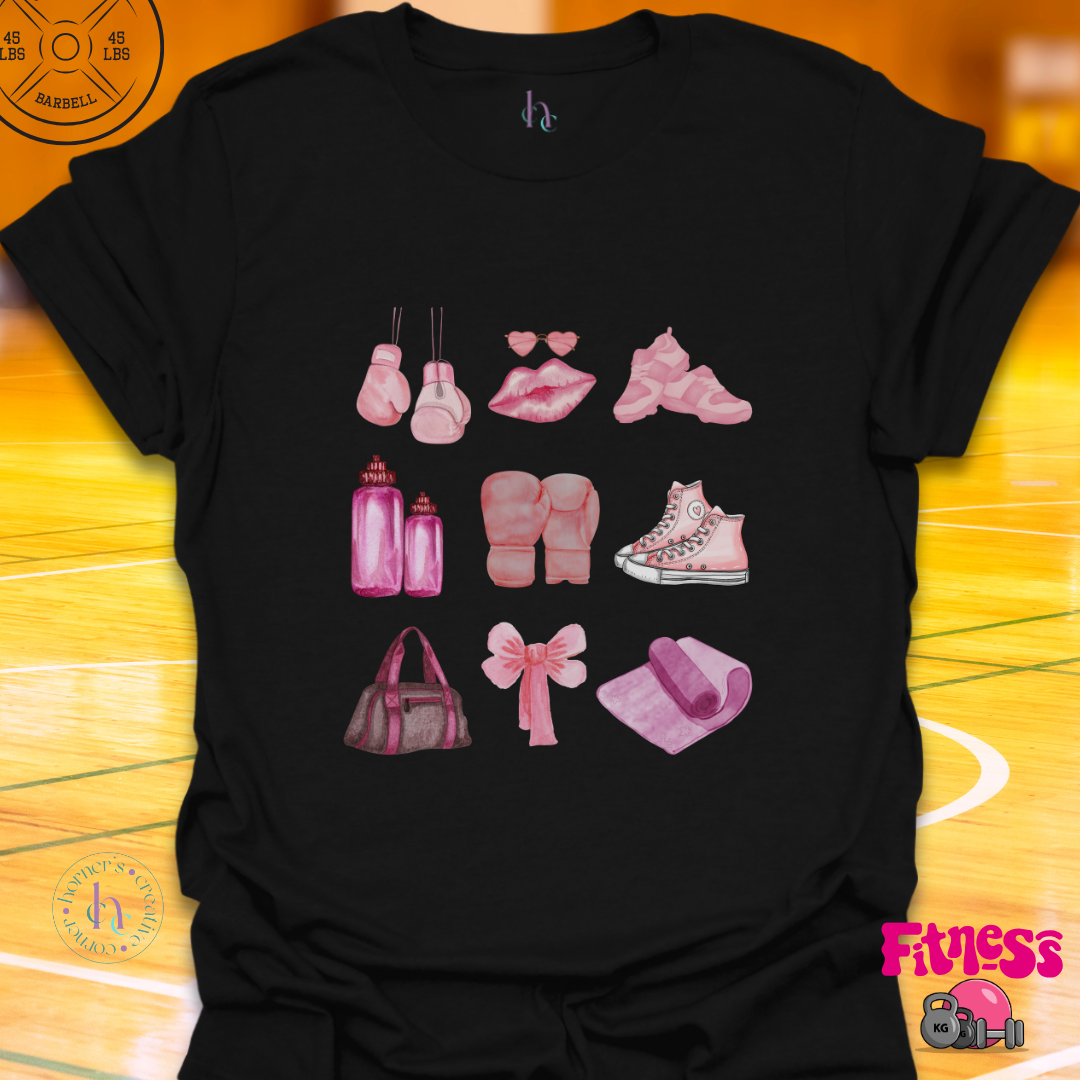 Boxing Pink Watercolor Coquette