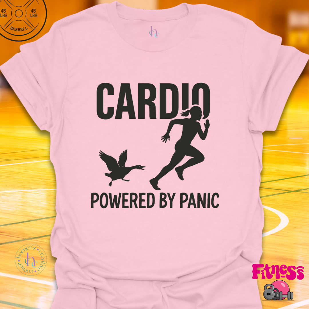 Cardio Powered By Panic T-Shirt