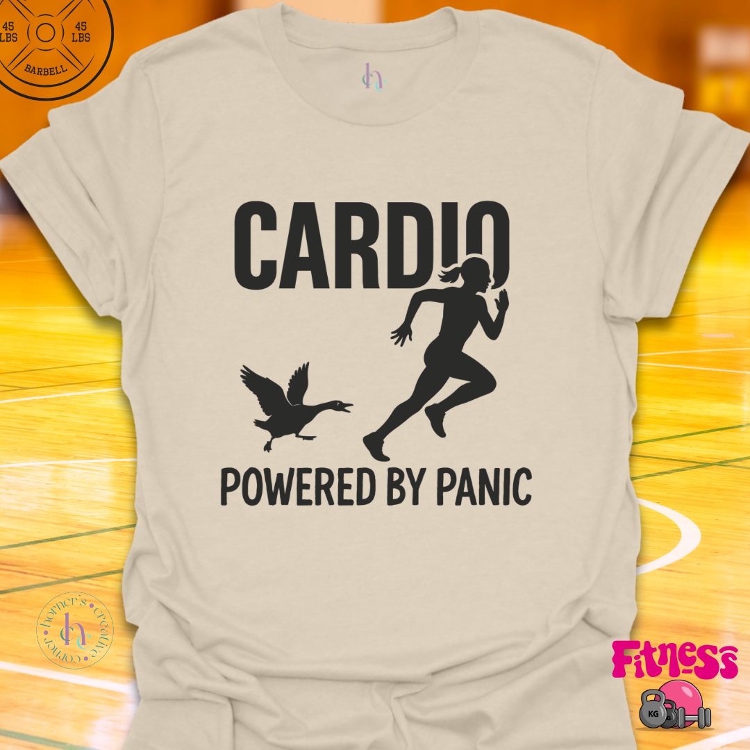 Cardio Powered By Panic T-Shirt