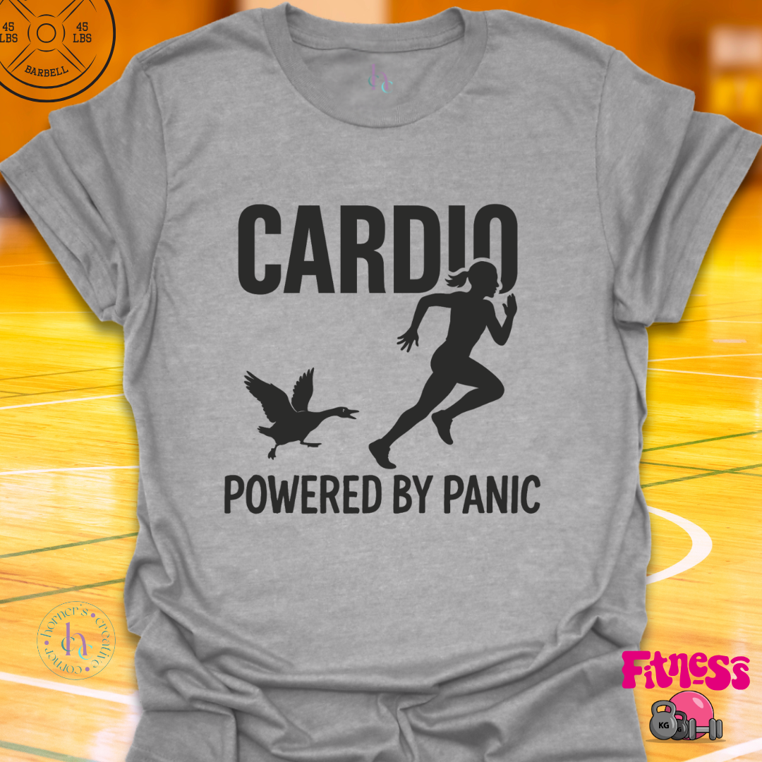Cardio Powered By Panic T-Shirt