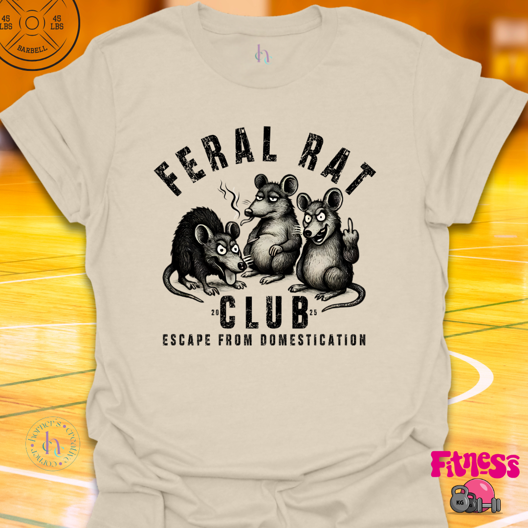 Feral Rat Club Dated T-Shirt