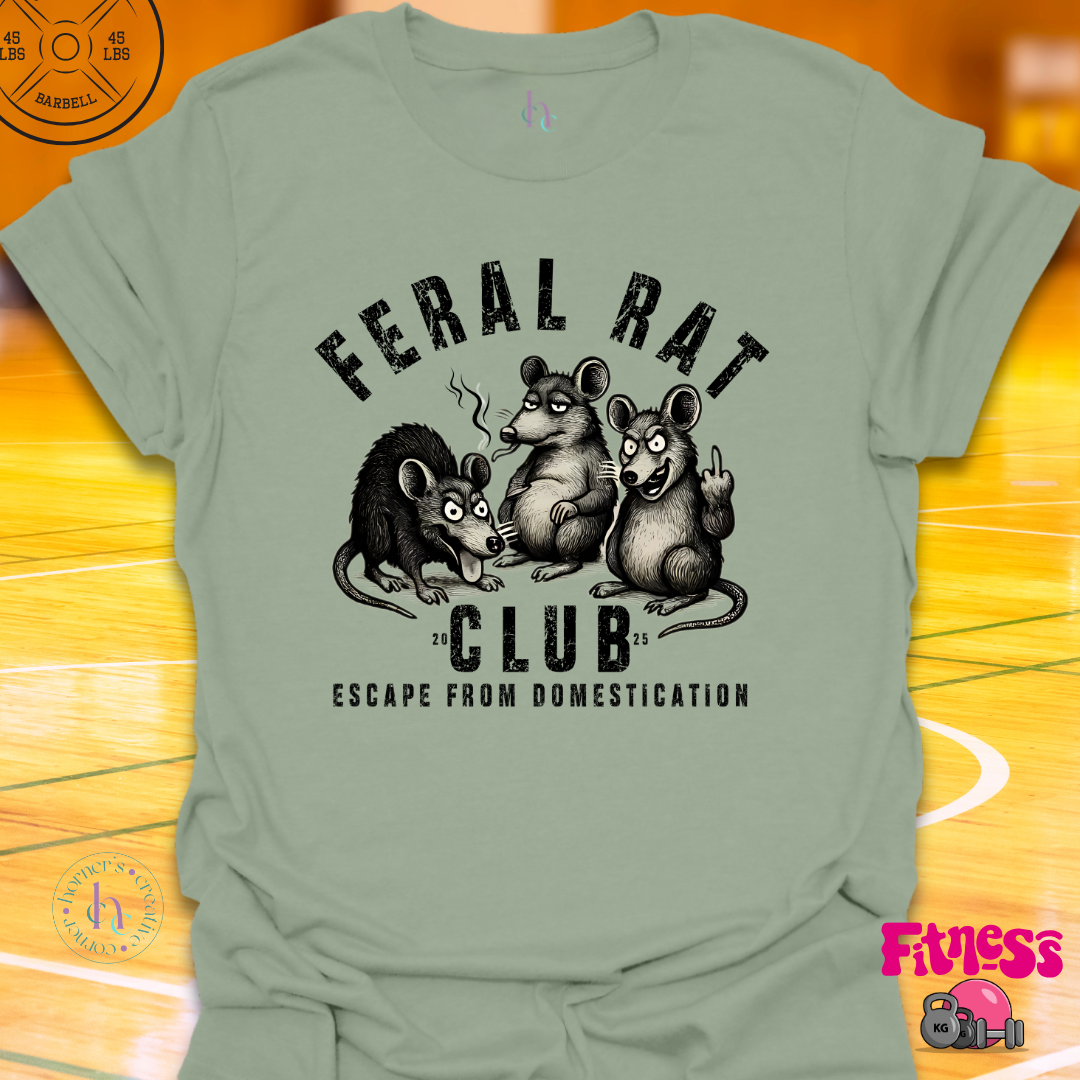Feral Rat Club Dated T-Shirt