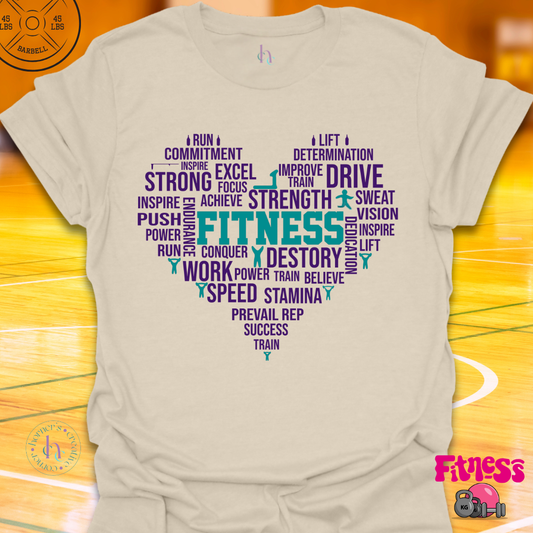 Heart Typography T-Shirt