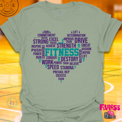 Heart Typography T-Shirt