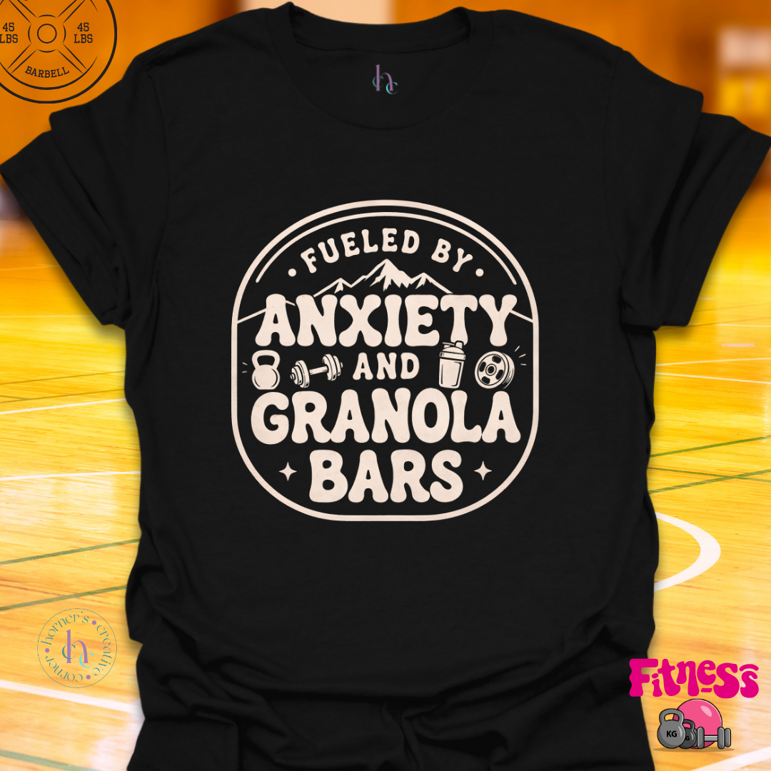 Fueled By Anxiety And Granola Bars T-Shirt