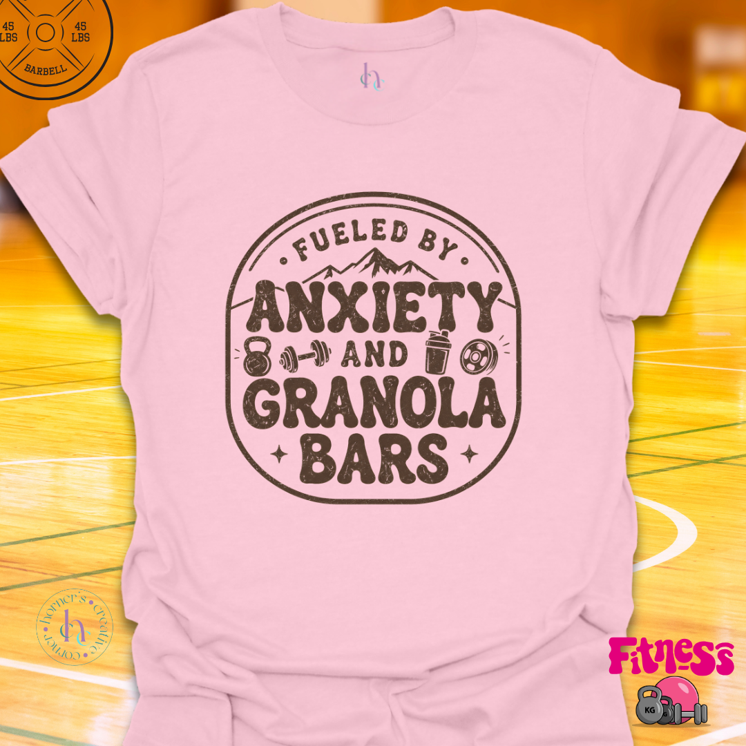 Fueled By Anxiety And Granola Bars T-Shirt