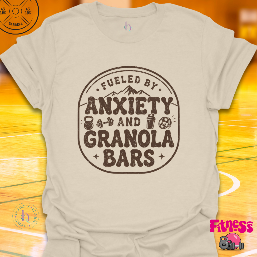 Fueled By Anxiety And Granola Bars T-Shirt