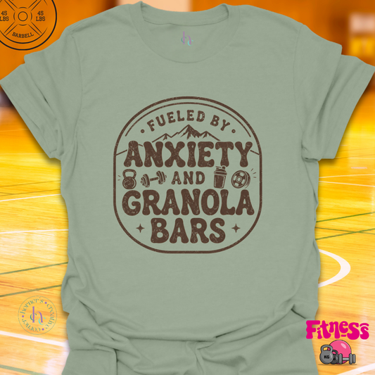 Fueled By Anxiety And Granola Bars T-Shirt