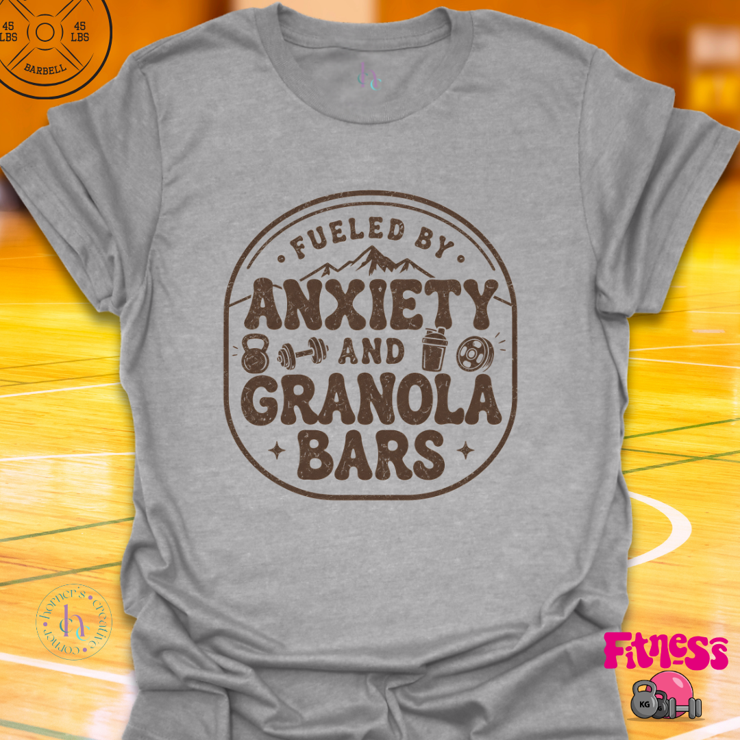Fueled By Anxiety And Granola Bars T-Shirt