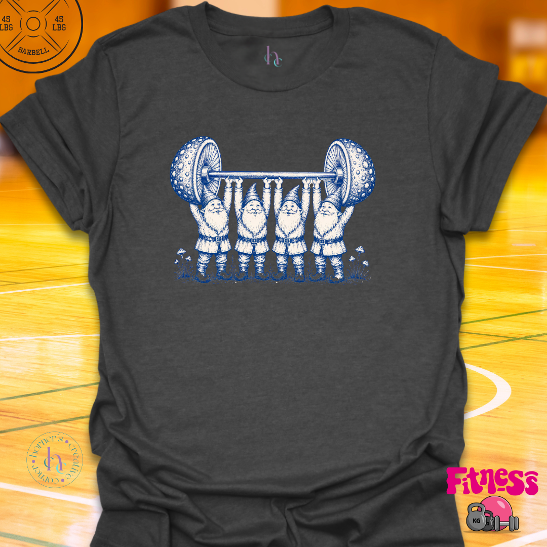 Gnome Lifting Mushroom T-Shirt
