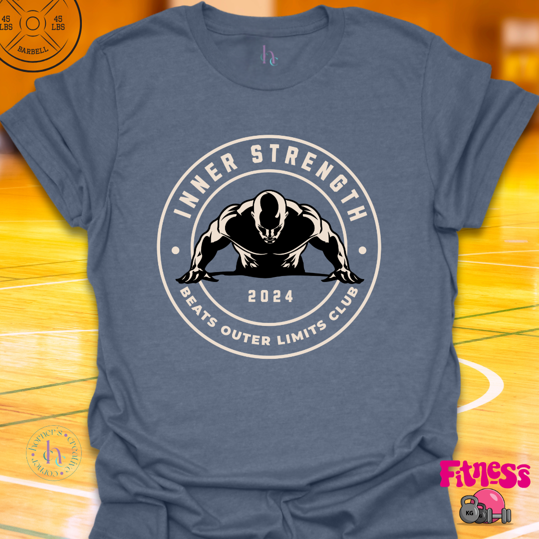 Inner Strength Beats Outer Limits Dated T-Shirt