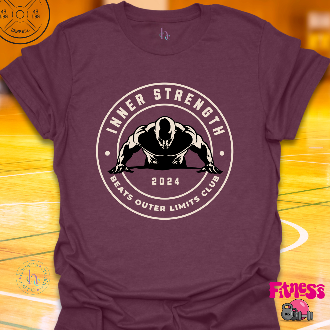 Inner Strength Beats Outer Limits Dated T-Shirt