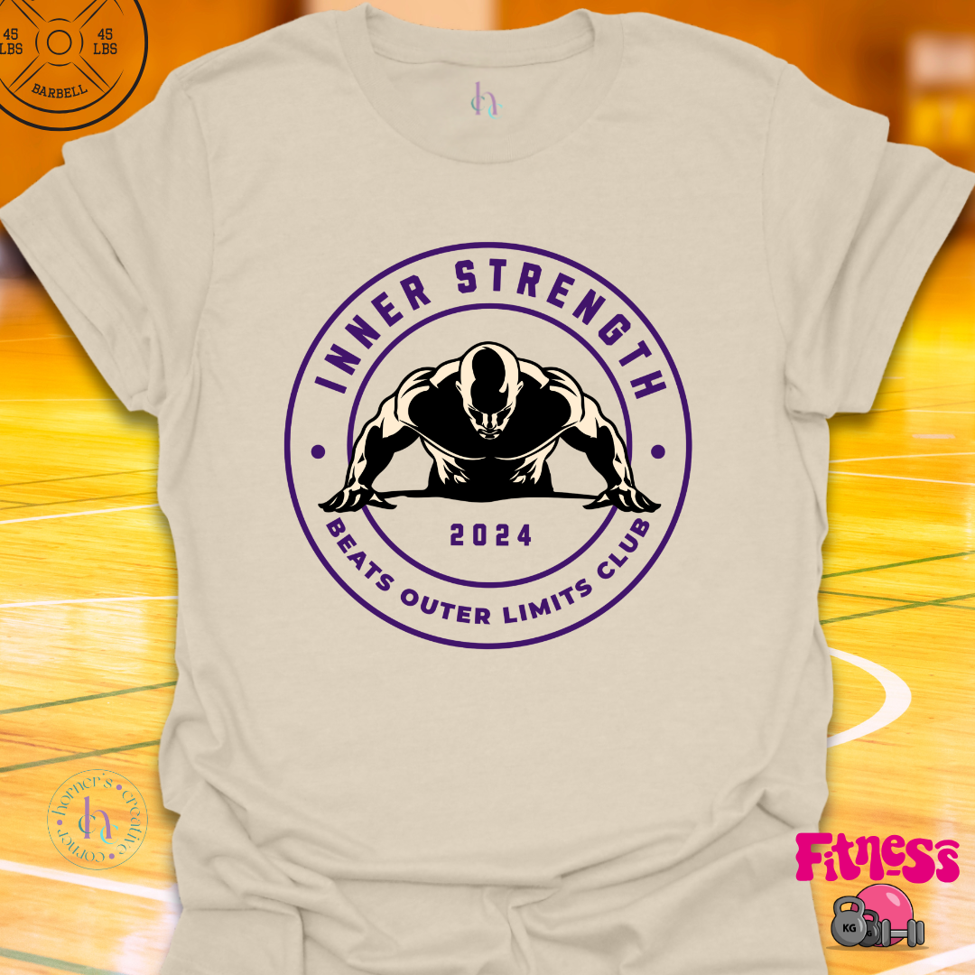 Inner Strength Beats Outer Limits Dated T-Shirt