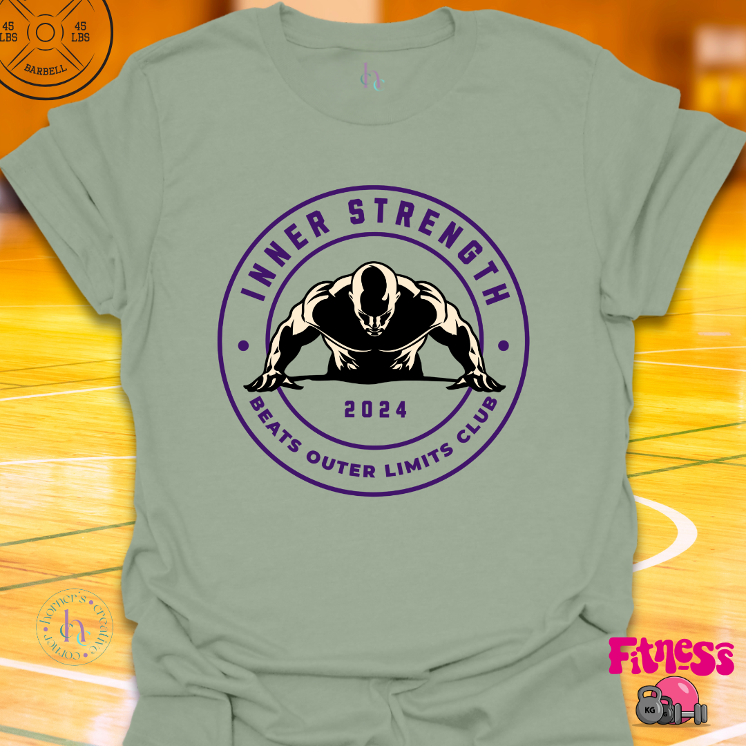 Inner Strength Beats Outer Limits Dated T-Shirt