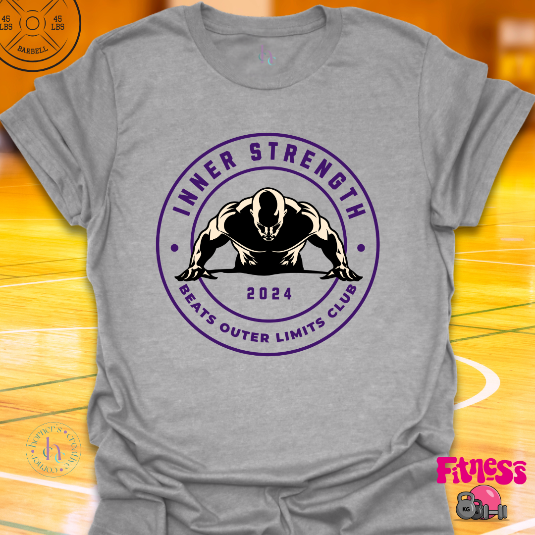 Inner Strength Beats Outer Limits Dated T-Shirt