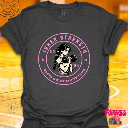 Inner Strength Beats Outer Limits Dated T-Shirt