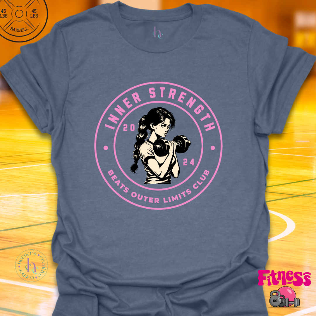 Inner Strength Beats Outer Limits Dated T-Shirt