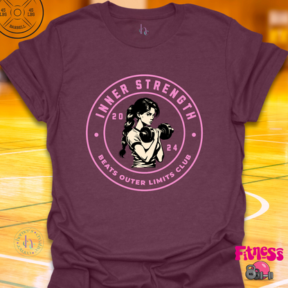 Inner Strength Beats Outer Limits Dated T-Shirt
