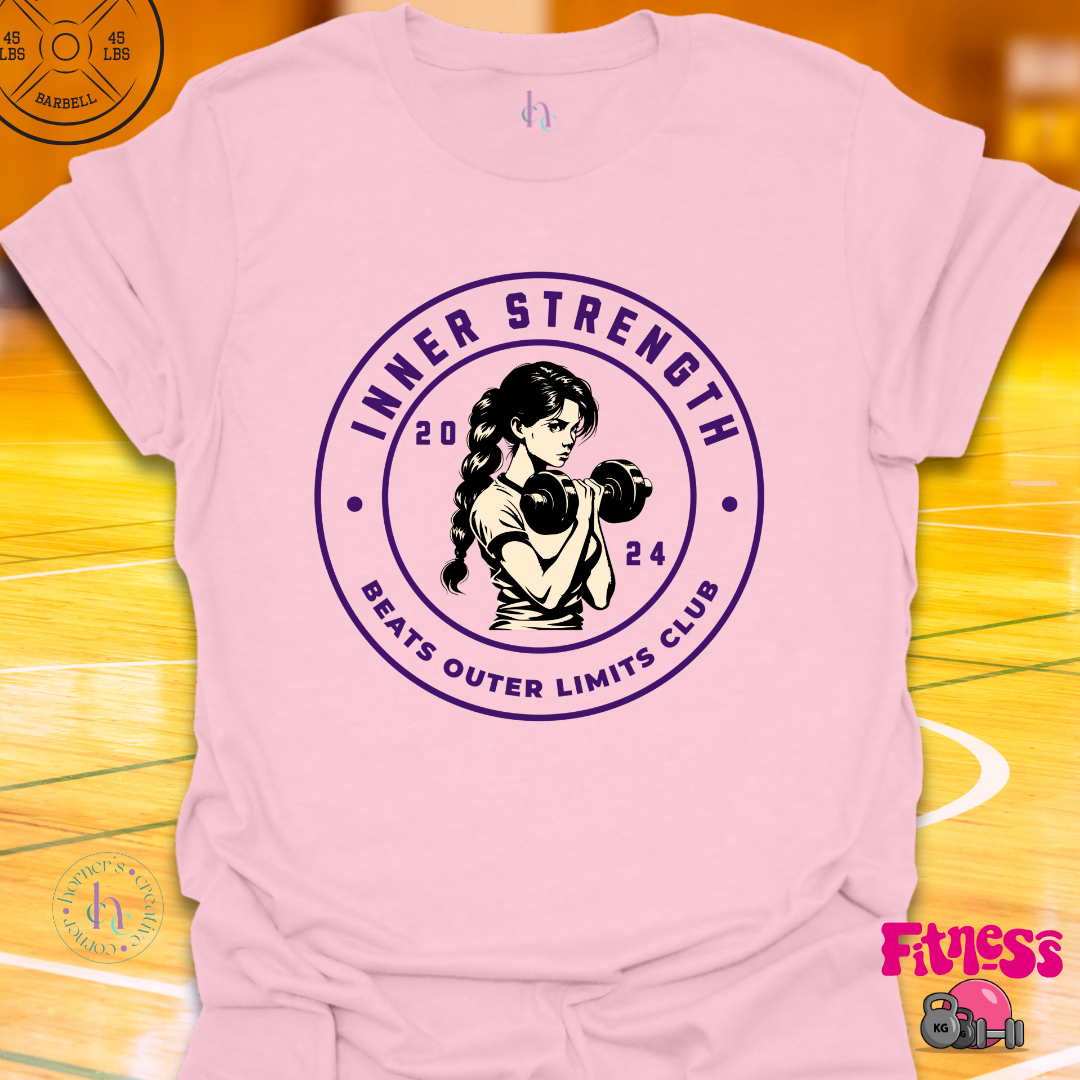 Inner Strength Beats Outer Limits Dated T-Shirt