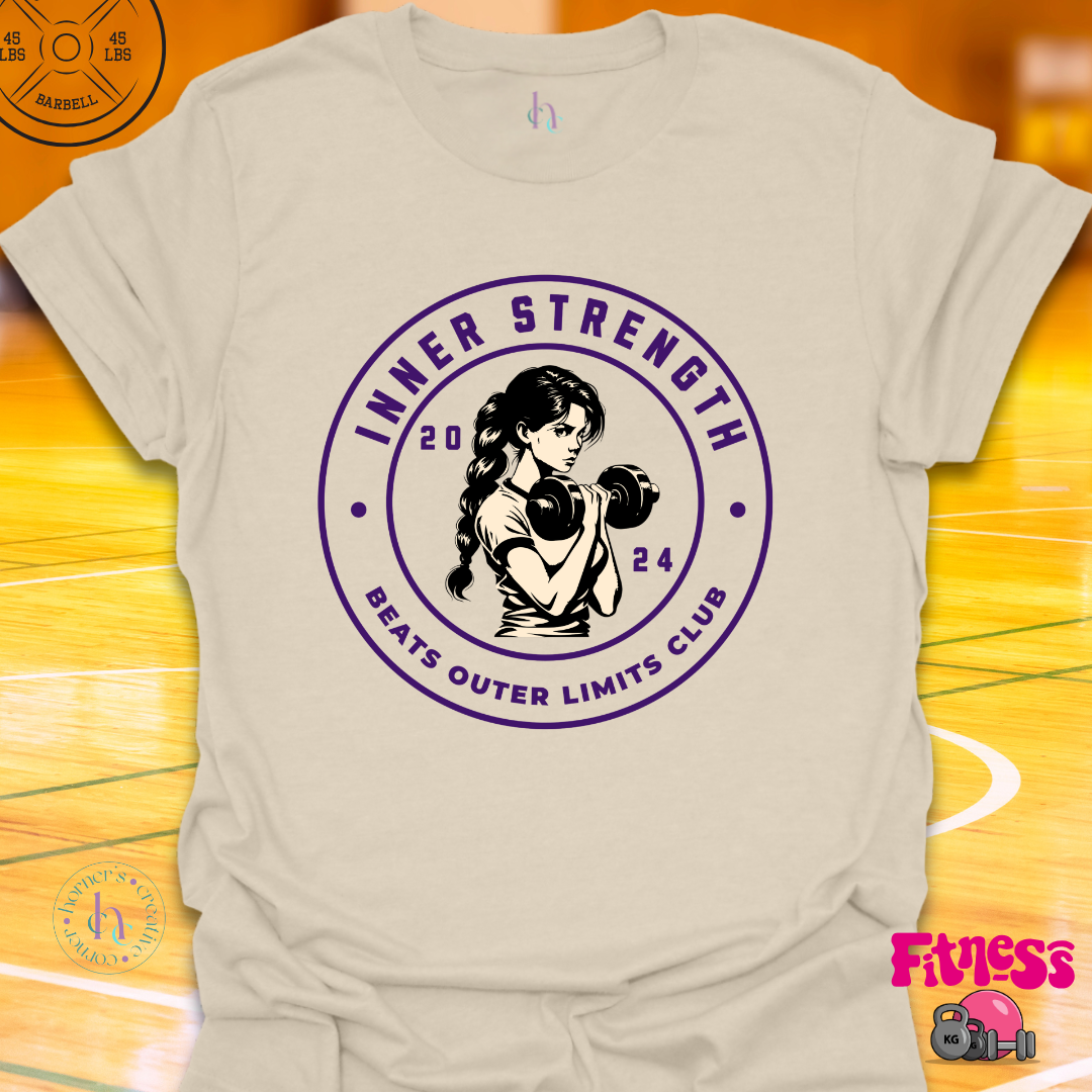 Inner Strength Beats Outer Limits Dated T-Shirt