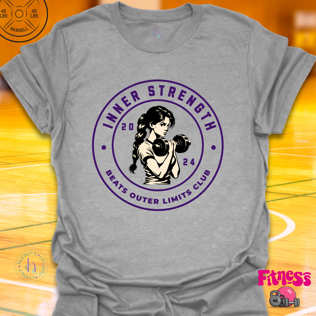 Inner Strength Beats Outer Limits Dated T-Shirt