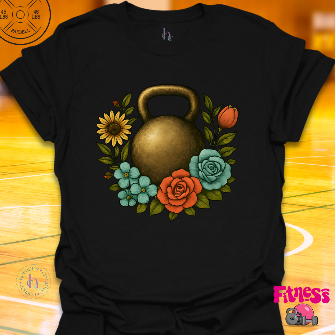 Kettleball Flowers T-Shirt