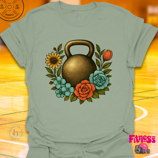 Kettleball Flowers T-Shirt