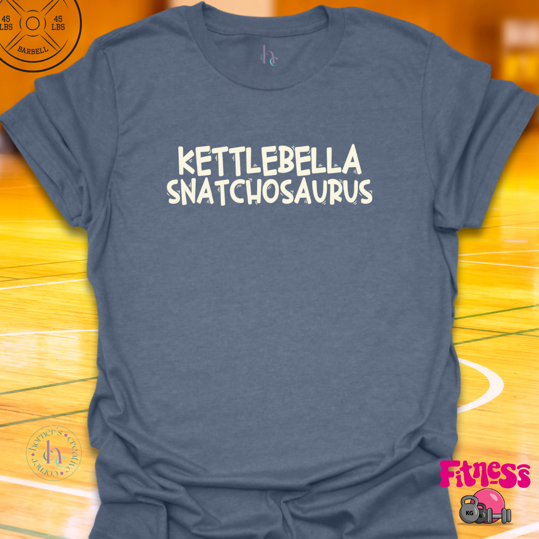 Kettlebella Snatchosaurus T-Shirt