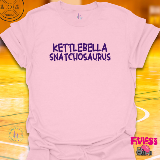 Kettlebella Snatchosaurus T-Shirt
