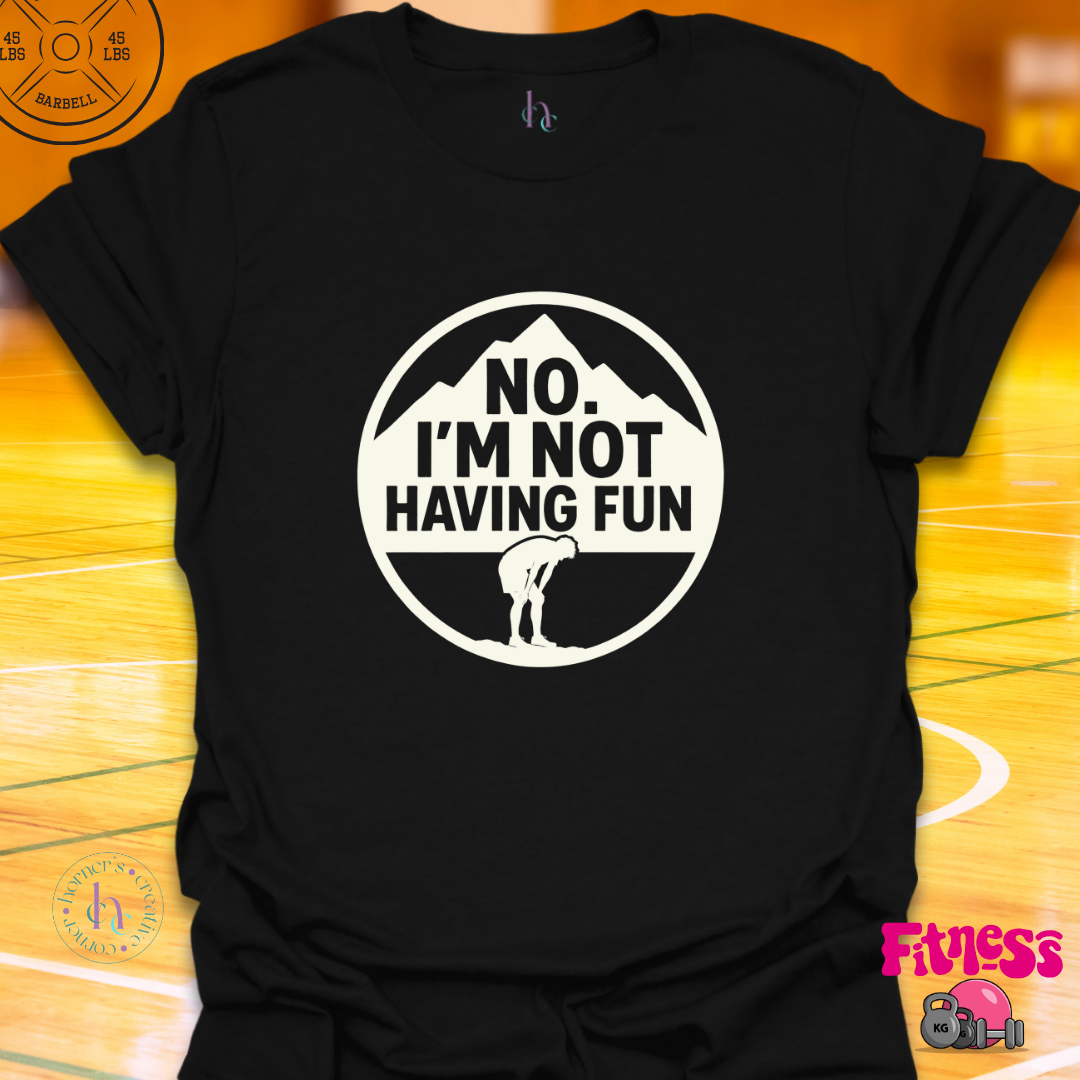 No I'm Not Having Any Fun Male T-Shirt