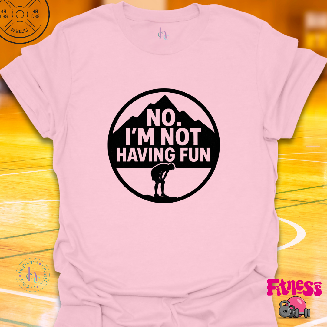 No I'm Not Having Any Fun Male T-Shirt