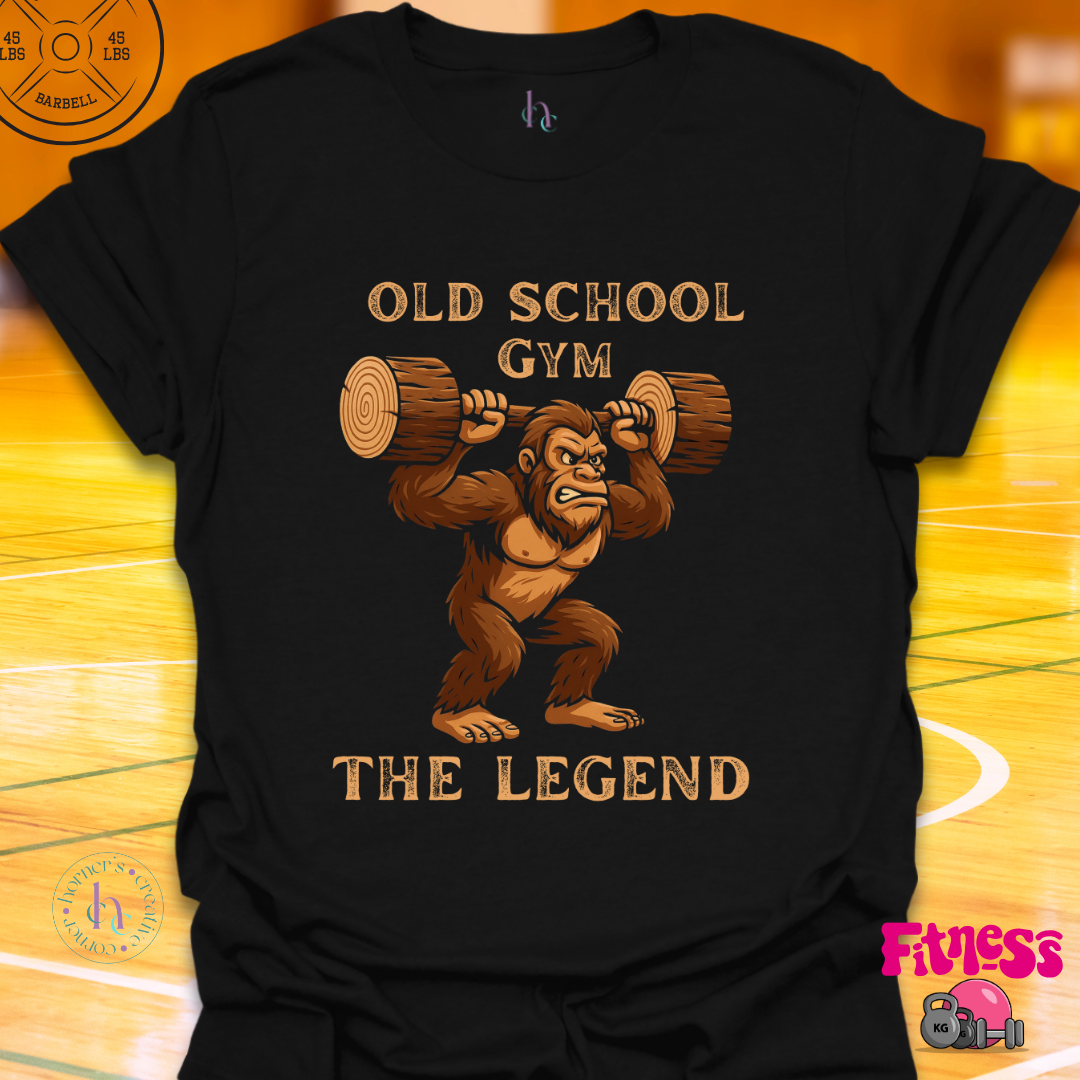 Old School Gym The Legend T-Shirt